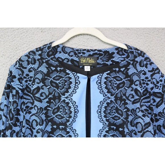 Bob Mackie Wearable Art Open Front Cardigan-Size Large - Picture 4 of 11